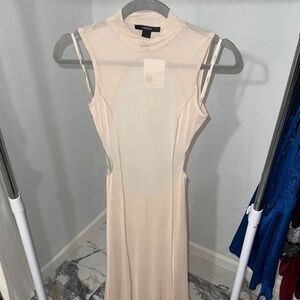 Forever 21 Cream Coverup Maxi Dress